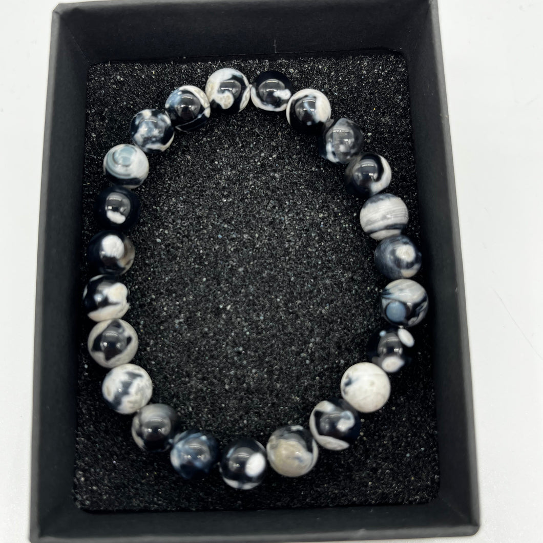 Orca Agate bracelet